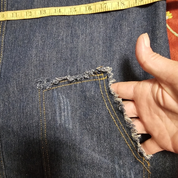 Jean romper dress Med to L - Picture 6 of 10
